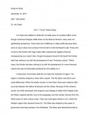 Turner Thesis Essay