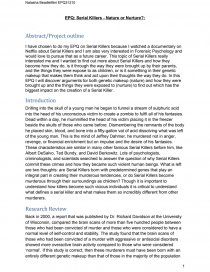 nature nurture debate essay