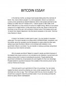 Bitcoin Essay