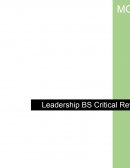 Leadership Bs by Jeffrey Pfeffer