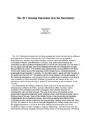 The 1911 Chinese Revolution