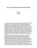 The 1911 Chinese Revolution