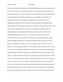 Self- Critique Essay