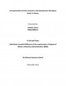 An Examination of Price Controls in the Downstream Petroleum Sector in Kenya