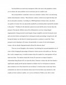 Social Issues Domestic Violence