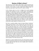 Review of What Is News?