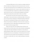 Difficult Choices - Personal Essay