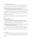 Role of Aircraft at the Outbreak of the War