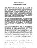 Market Garden Notes for Participants